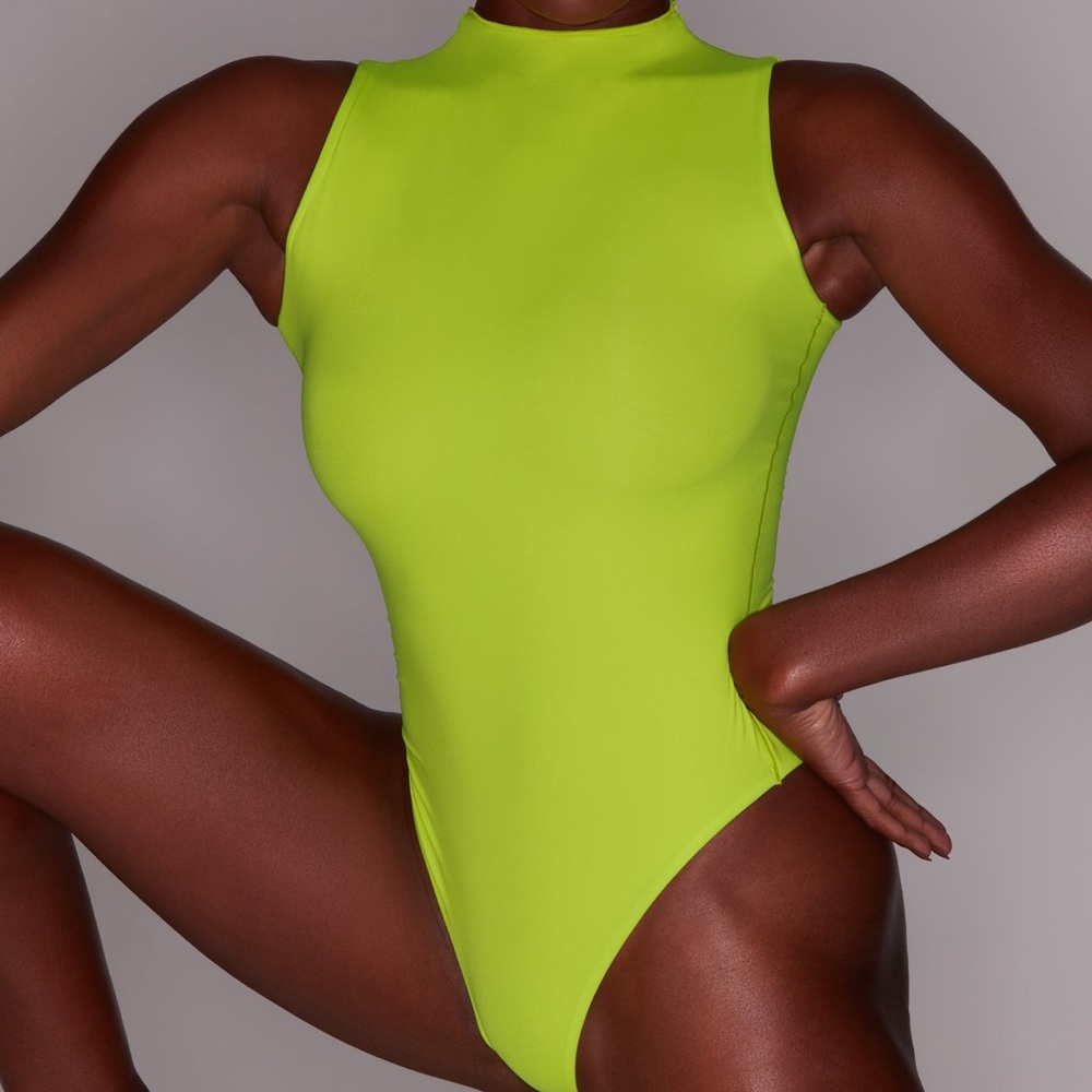 SKIMS Neon Green Bodysuit